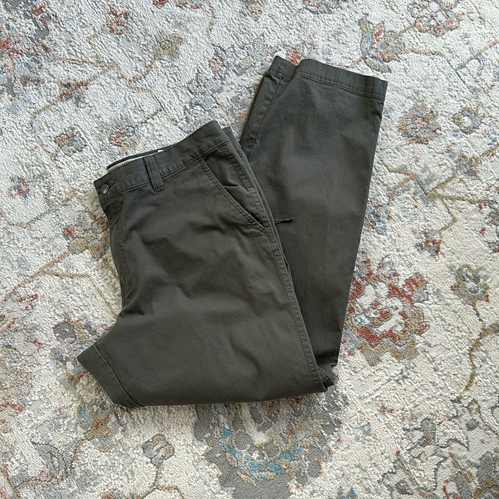 Columbia Mens Flex ROC Pants Reg Fit Cotton Stretch alpine tundra  38x32